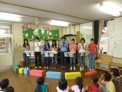 2011年6月30日　京都市 新道児童館での活動のようす2