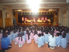 2012年12月13日　西京極幼稚園（京都市右京区）での活動のようす1